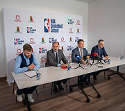 NBA krep&scaron;inio mokyklos atidarymas Vilniuje