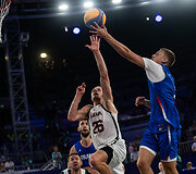 Paryžiaus olimpinių žaidynių 3x3 krep&scaron;inio rungtynės: Lietuva &ndash; Prancūzija