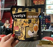 Sūdytų kiau&scaron;inių trynių ir triufelių skonio žuvies odos čipsai &ndash; du gėriai viename