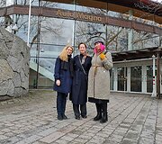 Baltų kalbų tyrėja Stokholmo universitete Kristina Bukelskytė Čepelė, kultūros ata&scaron;ė &Scaron;vedijoje Živilė Etevičiūtė, poetė Au&scaron;ra Kaziliūnaitė.