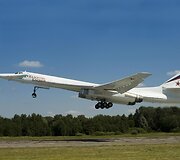Didžiausias pasaulyje kovinis lėktuvas TU-160 