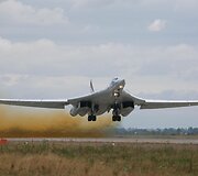 Didžiausias pasaulyje kovinis lėktuvas TU-160 