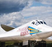 Didžiausias pasaulyje kovinis lėktuvas TU-160 