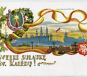 &Scaron;iauliečio dailininko Gerardo Bagdonavičiaus sukurti kalėdiniai atvirukai, 1926 m. (2)