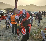 Lietuviai motociklininkai antrojo Dakaro greičio ruožo starte