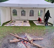 Žygio pėsčiomis &bdquo;Už &scaron;varią Lietuvą!&ldquo; akimirkos