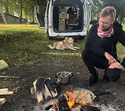 Žygio pėsčiomis &bdquo;Už &scaron;varią Lietuvą!&ldquo; akimirkos