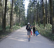 Žygio pėsčiomis &bdquo;Už &scaron;varią Lietuvą!&ldquo; akimirkos