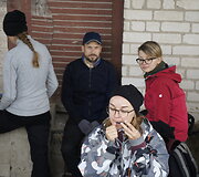 Žygio pėsčiomis &bdquo;Už &scaron;varią Lietuvą!&ldquo; akimirkos