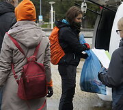 Žygio pėsčiomis &bdquo;Už &scaron;varią Lietuvą!&ldquo; akimirkos