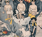 Laisvydės &Scaron;alčiūtės kūrinio &bdquo;Meliuzinos lokys&ldquo; detalė. Kūrinys &ndash; parodos &bdquo;Nuojautos ir abejonės&ldquo; ekspozicijoje