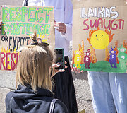 &bdquo;Fridays For Future&ldquo; judėjimas prie&scaron; neefektyvią Aplinkos ministerijos politiką
