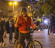 Naktinė &bdquo;kritinė masė&ldquo; kartu su &bdquo;Bike Ride Vilnius&ldquo;