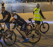 Naktinė &bdquo;kritinė masė&ldquo; kartu su &bdquo;Bike Ride Vilnius&ldquo;