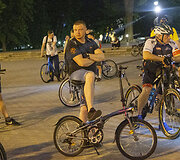 Naktinė &bdquo;kritinė masė&ldquo; kartu su &bdquo;Bike Ride Vilnius&ldquo;