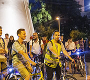Naktinė &bdquo;kritinė masė&ldquo; kartu su &bdquo;Bike Ride Vilnius&ldquo;