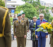 Pagerbimo ceremonija žuvusiems kariams už Tėvynę