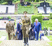 Pagerbimo ceremonija žuvusiems kariams už Tėvynę