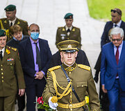 Pagerbimo ceremonija žuvusiems kariams už Tėvynę