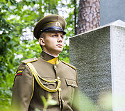 Pagerbimo ceremonija žuvusiems kariams už Tėvynę