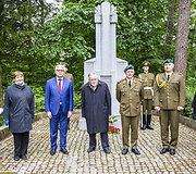 Pagerbimo ceremonija žuvusiems kariams už Tėvynę