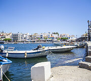 Kretos miestas Agios Nikolaos