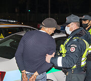 Akimirka i&scaron; vykusio policijos reido