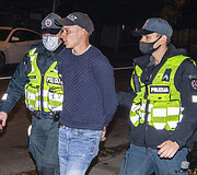 Akimirka i&scaron; vykusio policijos reido