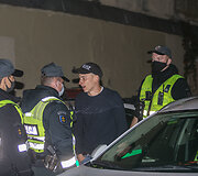 Akimirka i&scaron; vykusio policijos reido