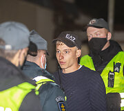 Akimirka i&scaron; vykusio policijos reido