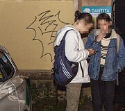 Akimirka i&scaron; vykusio policijos reido
