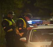 Akimirka i&scaron; vykusio policijos reido