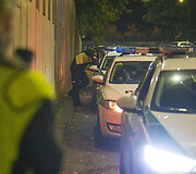 Akimirka i&scaron; vykusio policijos reido