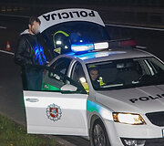 Akimirka i&scaron; vykusio policijos reido