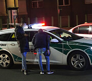 Akimirka i&scaron; vykusio policijos reido