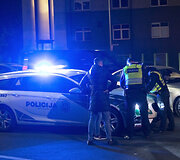 Akimirka i&scaron; vykusio policijos reido