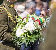 Medininkų tragedijos 30-ųjų metinių minėjimas prie Medininkų aukų memorialo
