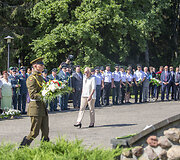 Medininkų tragedijos 30-ųjų metinių minėjimas prie Medininkų aukų memorialo