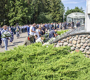 Medininkų tragedijos 30-ųjų metinių minėjimas prie Medininkų aukų memorialo