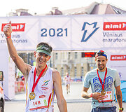 Rimi Vilniaus maratono akimirka