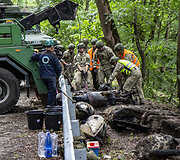 Betoninių vokiškų aviacinių bombų SC-250 neutralizavimo operacija Aleksote