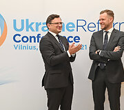 &bdquo;Liublino trikampio&ldquo; susitikimas ir tarptautinės Ukrainos reformų konferencijos i&scaron;vakarės