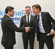 &bdquo;Liublino trikampio&ldquo; susitikimas ir tarptautinės Ukrainos reformų konferencijos i&scaron;vakarės