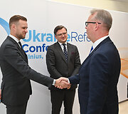 &bdquo;Liublino trikampio&ldquo; susitikimas ir tarptautinės Ukrainos reformų konferencijos i&scaron;vakarės