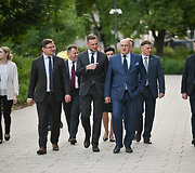&bdquo;Liublino trikampio&ldquo; susitikimas ir tarptautinės Ukrainos reformų konferencijos i&scaron;vakarės