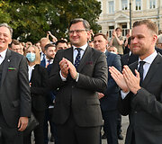 &bdquo;Liublino trikampio&ldquo; susitikimas ir tarptautinės Ukrainos reformų konferencijos i&scaron;vakarės