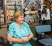 Marytė Virbickienė Raguvoje įkūrė kino muziejų
