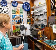 Marytė Virbickienė Raguvoje įkūrė kino muziejų