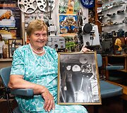 Marytė Virbickienė Raguvoje įkūrė kino muziejų