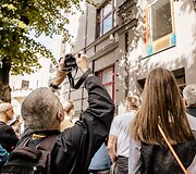 Istorijų festivalis. Instaliacija viešose erdvėse &bdquo;Slenkstis&ldquo;